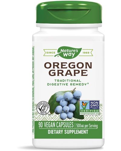 Oregon Grape, 500 mg, 90 капсули, Nature's Way - 1