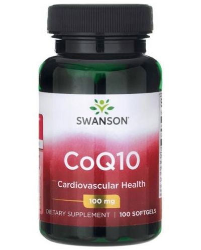 CoQ10, 100 mg, 100 меки капсули, Swanson - 1