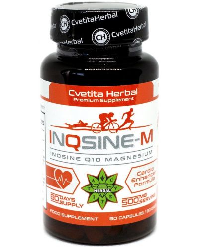 InQsine-M, 500 mg, 80 капсули, Cvetita Herbal - 1