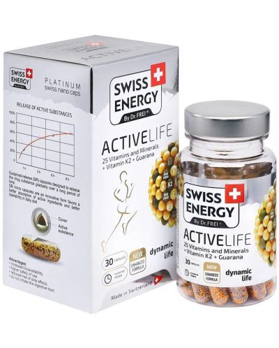 Activelife, 30 капсули, Swiss Energy - 2