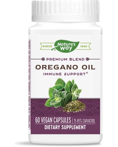 Oregano Oil, 60 растителни капсули, Nature's Way - 1