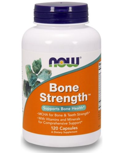Bone Strength, 120 капсули, Now - 1
