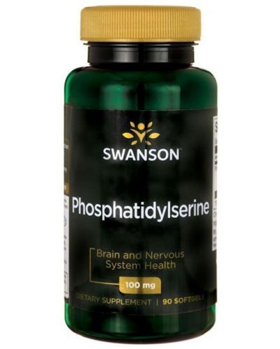 Phosphatidylserine, 100 mg, 90 капсули, Swanson - 1