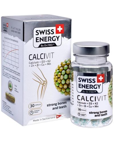 Calcivit, 30 капсули, Swiss Energy - 2