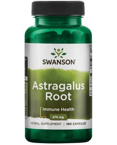 Astragalus Root, 470 mg, 100 капсули, Swanson - 1