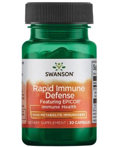 Rapid Immune Defense, Featuring Epicor, 30 капсули, Swanson - 1