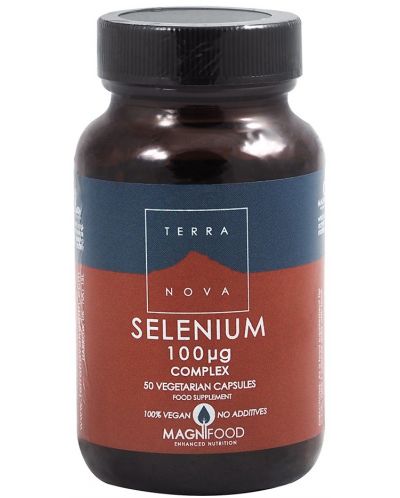 Selenium, 100 mcg, 50 капсули, Terra Nova - 1