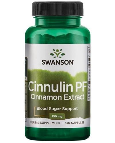 Cinnulin PF, 150 mg, 120 капсули, Swanson - 1