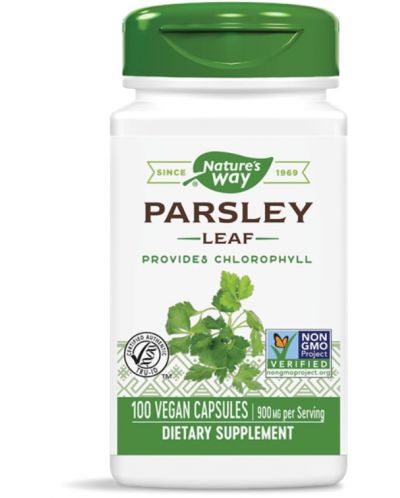 Parsley Leaf, 450 mg, 100 капсули, Nature's Way - 1