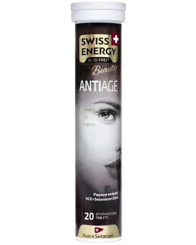 Antiage, 20 ефервесцентни таблетки, Swiss Energy - 1