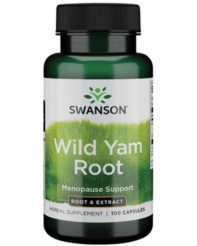 Wild Yam Root, 100 капсули, Swanson - 1