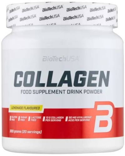 Collagen, лимонада, 300 g, BioTech USA - 1