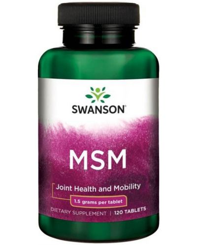 MSM, 1.5 g, 120 таблетки, Swanson - 1