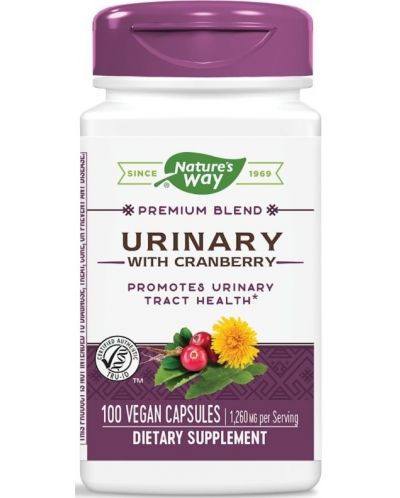 Urinary with Cranberry, 100 капсули, Nature's Way - 1