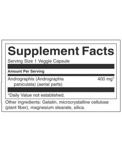 Full Spectrum Andrographis Paniculata, 60 капсули, Swanson - 2