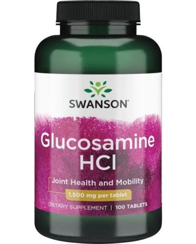 Glucosamine HCl, 1500 mg, 100 таблетки, Swanson - 1