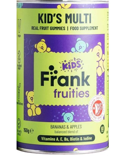 Kids Multi, 60 желирани таблетки, Frank Fruities - 1