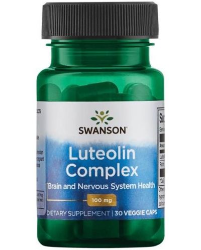 Luteolin Complex, 100 mg, 30 капсули, Swanson - 1
