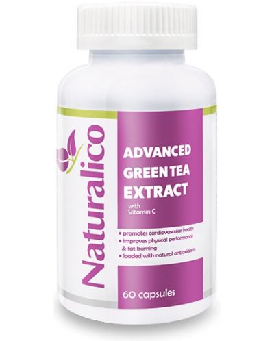 Advanced Green Tea Extract, 60 капсули, Naturalico - 1
