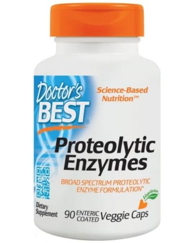 Proteolytic Enzymes, 90 капсули, Doctor's Best - 1