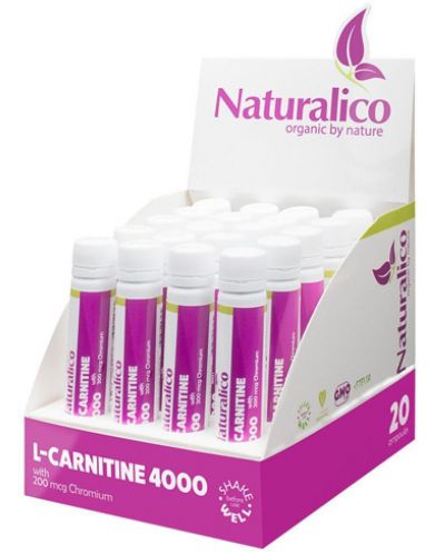 L-Carnitine 4000, 20 шота, Naturalico - 1
