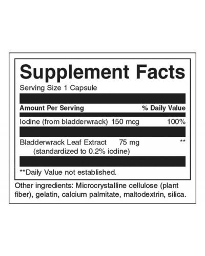 Bladderwrack Extract, 75 mg, 60 капсули, Swanson - 2