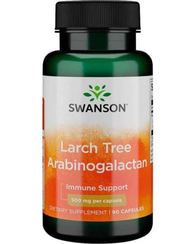Larch Tree Arabinogalactan, 500 mg, 90 капсули, Swanson - 1
