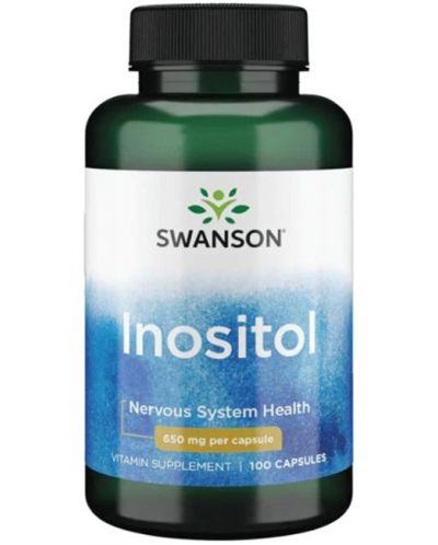 Inositol, 650 mg, 100 капсули, Swanson - 1