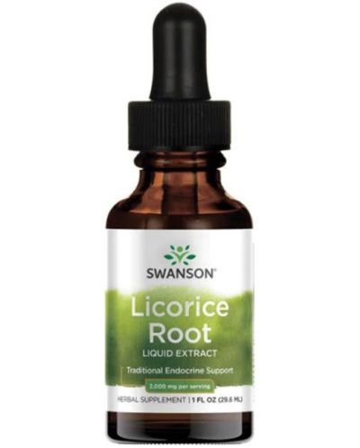 Licorice Root Liquid Extract, 29.6 ml, Swanson - 1