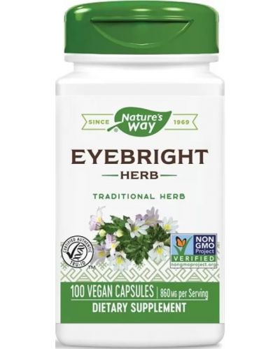 Eyebright Herb, 430 mg, 100 капсули, Nature's Way - 1