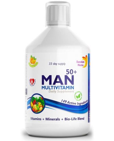 Man Multivitamin 50+, 500 ml, Swedish Nutra - 1