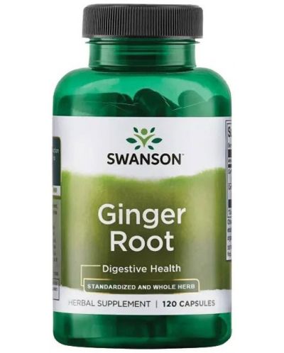 Ginger Root, 120 капсули, Swanson - 1