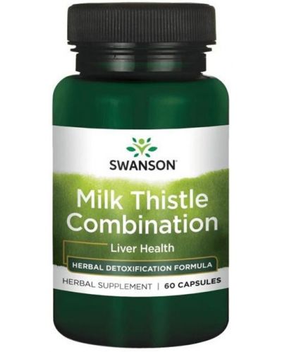 Milk Thistle Combination, 60 капсули, Swanson - 1