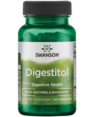 Digestitol, 60 капсули, Swanson - 1