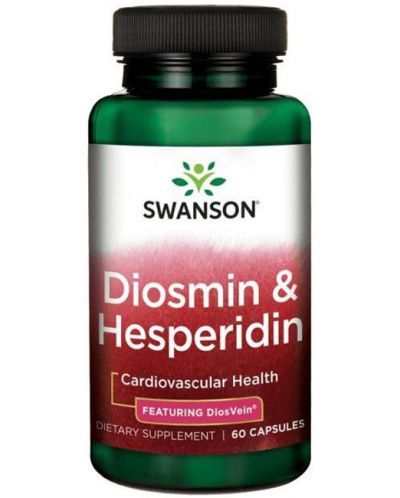 Diosmin & Hesperidin, 60 капсули, Swanson - 1