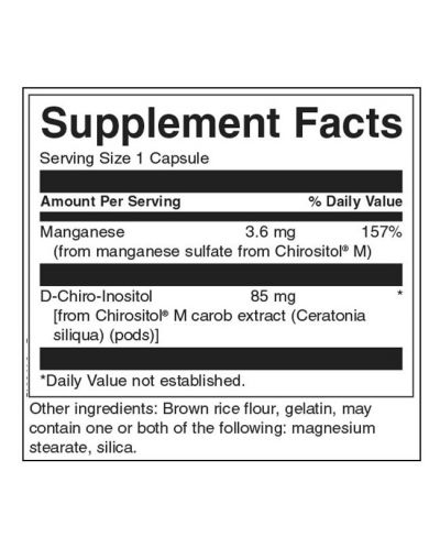 Chirositol D-Chiro-Inositol, 85 mg, 60 капсули, Swanson - 2