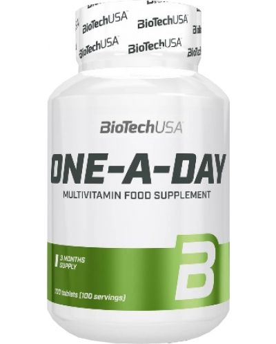 One-A-Day, 100 таблетки, BioTech USA - 1