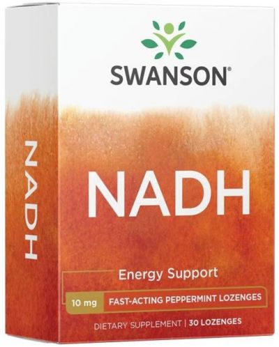 NADH, 10 mg, 30 таблетки, Swanson - 1