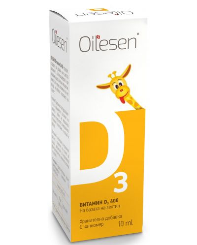 Oilesen Витамин D3, капки, 10 ml, Valentis - 1