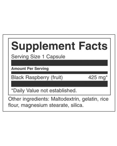 Full Spectrum Black Raspberry, 425 mg, 60 капсули, Swanson - 2