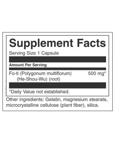 Full Spectrum Fo-Ti, 500 mg, 60 капсули, Swanson - 2