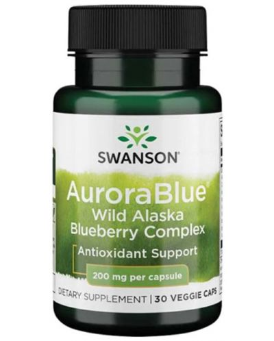 AuroraBlue, 200 mg, 30 капсули, Swanson - 1