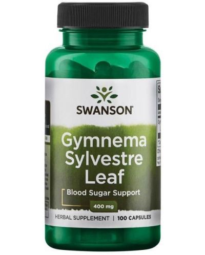 Gymnema Sylvestre Leaf, 100 капсули, Swanson - 1