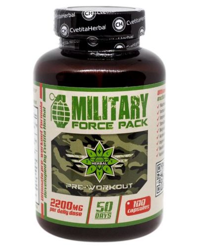 Military Force Pack, 100 капсули, Cvetita Herbal - 1