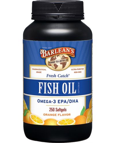 Fresh Catch Fish Oil, 250 меки капсули, Barlean's - 1