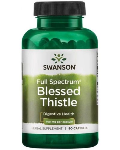 Full Spectrum Blessed Thistle, 400 mg, 90 капсули, Swanson - 1
