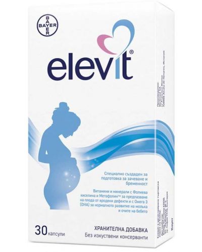 Elevit, 30 капсули, Bayer - 1