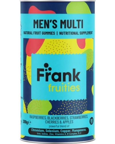 Men's Multi, 80 желирани таблетки, Frank Fruities - 1