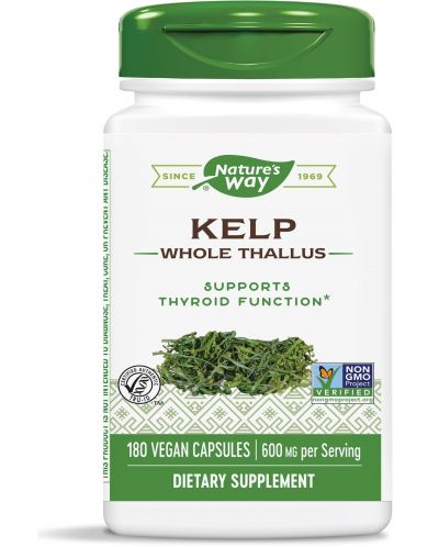 Kelp Whole Thallus, 180 капсули, Nature's Way - 1