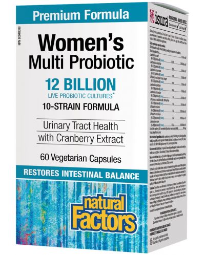 Women's Multi Probiotic, 60 капсули, Natural Factors - 1